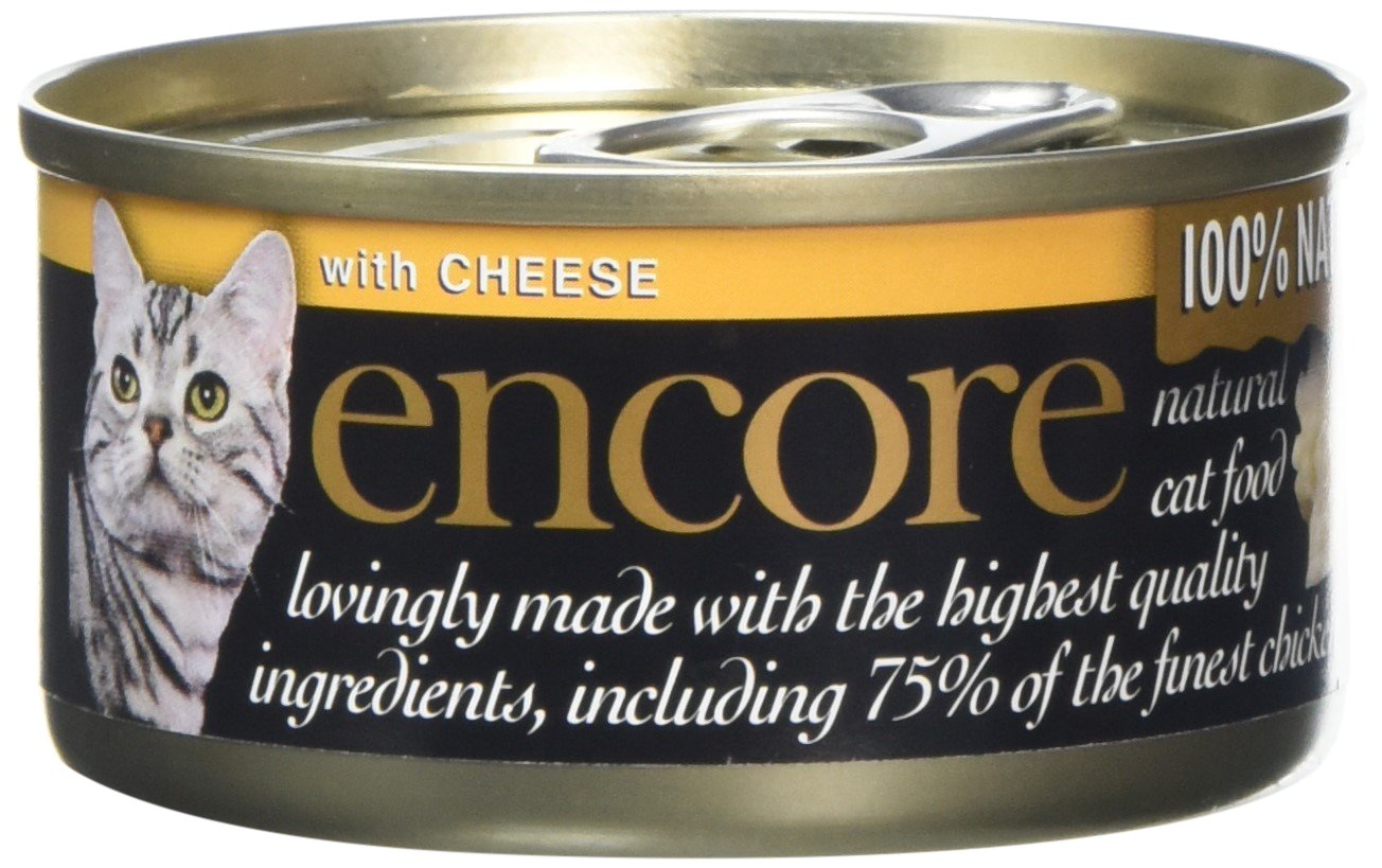 Encore Cat Food Tin Chicken and Cheese 70g Pack of 18 Chicken with Cheese eBay