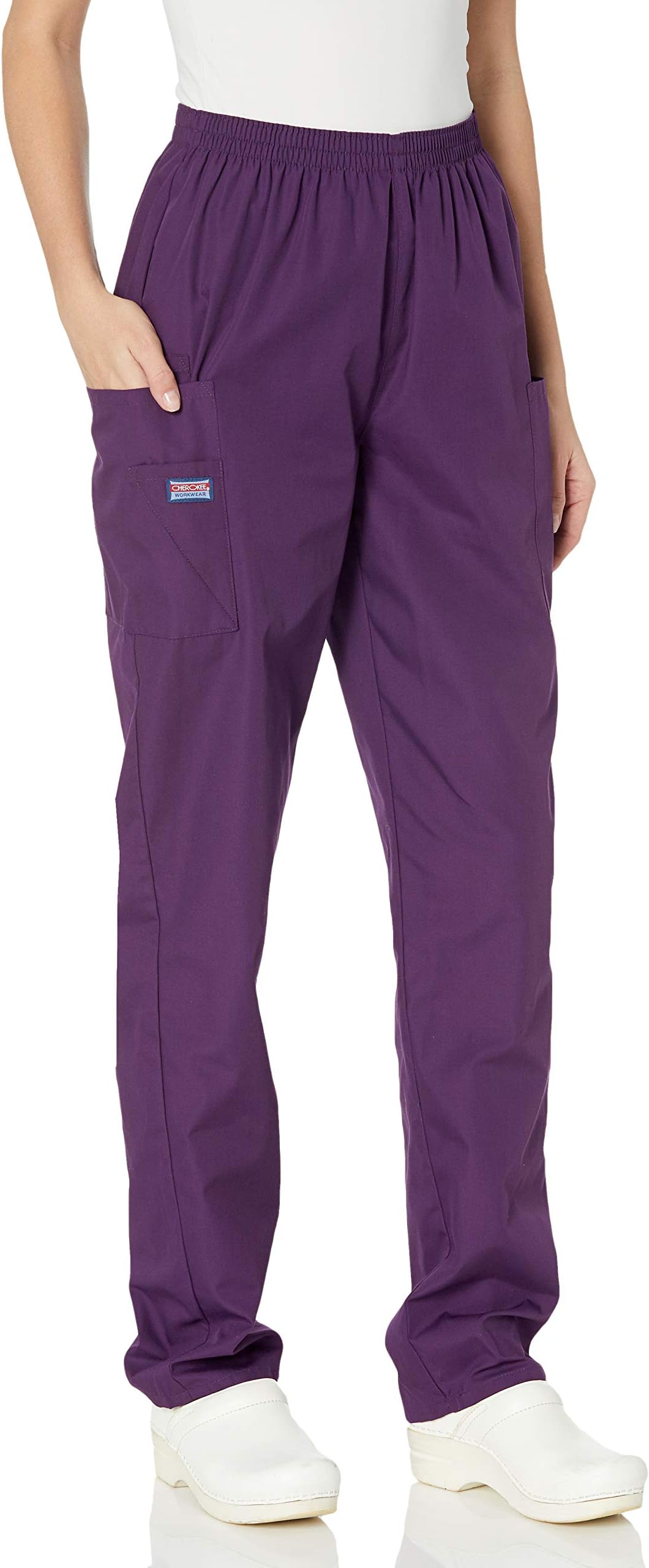 Women Scrubs Pant Workwear Originals Natural Rise Tapered Pull-On Cargo 4200