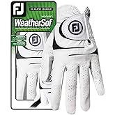 FootJoy Women's WeatherSof Prior Generation Golf Glove, White Medium, Worn on Right Hand