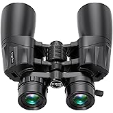 10-30x50 Zoom Binoculars for Adults, High Powered Military Binoculars for Bird Watching Traveling Hunting Concerts with Large View,BAK4,FMC Lens,Clear Low Light Vision at Night