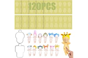 Adhesive Pads for Sonny Angel, Hippers Adhesive Tape Sticker for Sonny Angel, Removable Mini Figure Clear Glue Sticky Putty（1