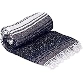 Canyon Creek Authentic Mexican Yoga Falsa Blanket (Dark Blue)