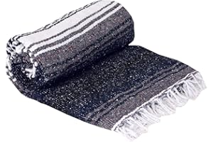 Canyon Creek Authentic Mexican Yoga Falsa Blanket (Dark Blue)