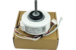 ROTWQ RPG20B(RPG20D-19) YKFG-20-4-10L Air Conditioning Fan Motor fit for Midea Air Conditioner, 208-230V 60Hz 20W 0.218A Air Conditioner Indoor Brushless DC Fan Motor