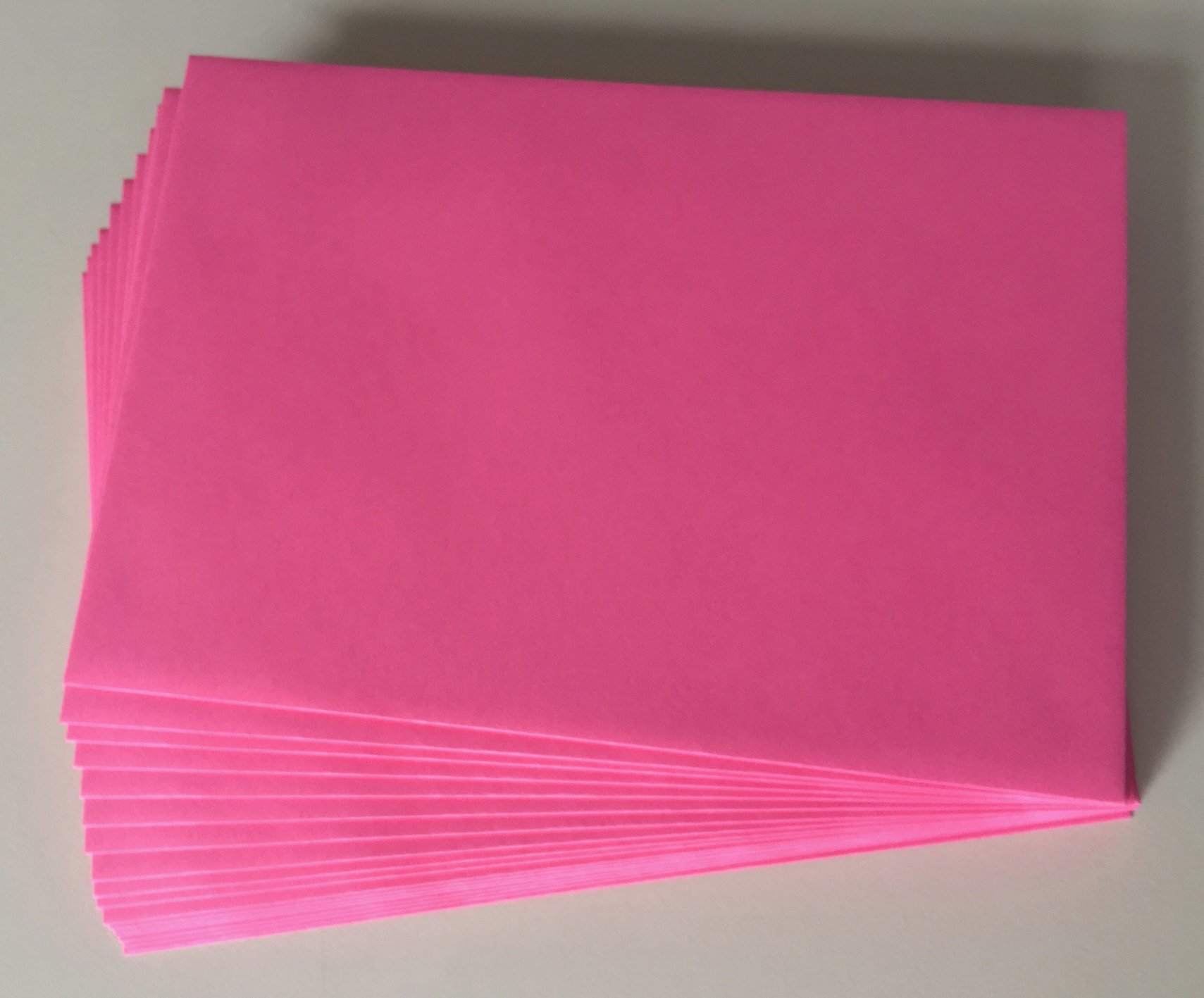 50 Envelopes, Pink, Eosin Red, by ELCO, C6 = 162 x 114 mm, with Peel-Off Strips, 100 g/m²