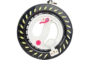 Kaiciuss 9in Kite String Reel Winder with Brake, Anti-Rotation Knob Equipped, 1640ft Sturdy Line, Easy to Use for Flying Kite for, Adults, Teens and Beginners