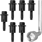 DEELEDM 6 Pcs Timing Chain Guide Bolt | Replaces 11588522, Compatible with Saab 9-3 2003 to 2012, Saab 9-5 2010 to 2011, 2.4 ecotec, Opel 2.2, Chevy