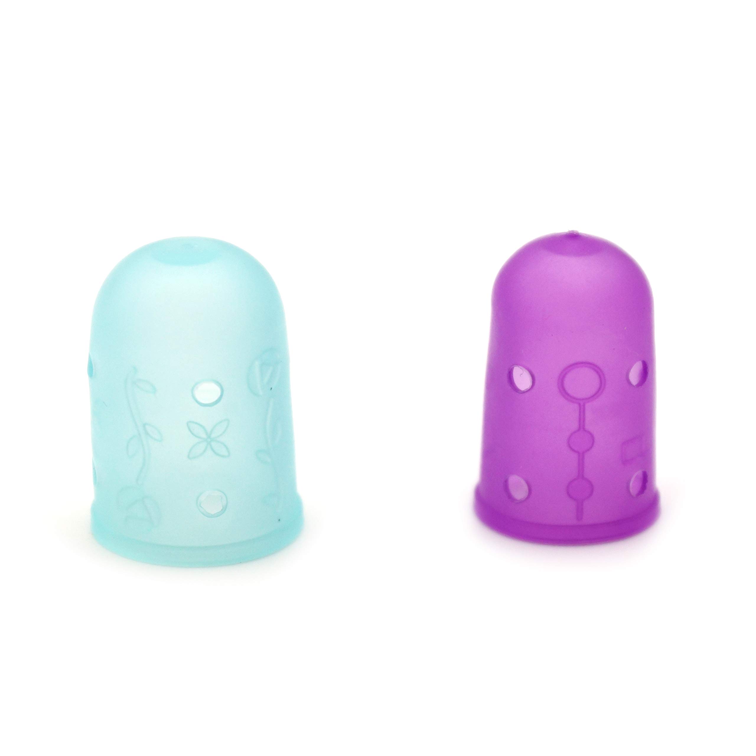 Clover I Sew for Fun Flexible Set Thimble, purple and blue 2