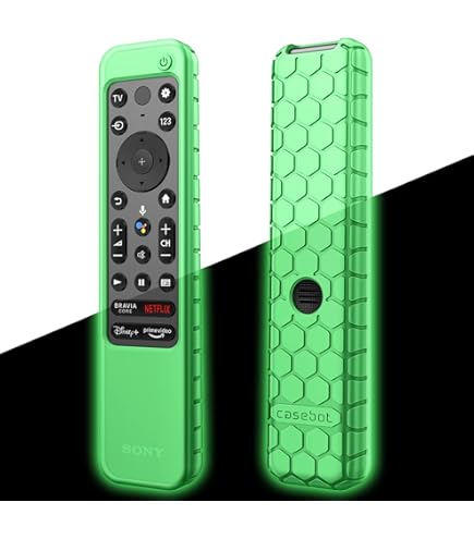 Pour Sony RMF TX810U/RMF TX811U/RMF TX910U Télécommande Protecteur Housse En Silicone Anti Chocs Et Anti Dérapante Lanyard (Bleu Lumineux