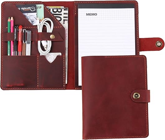 Amazon 手帳カバー ノートカバー A5 Ipad Mac入れ ポートフォリオ 手縫い 手作り オリジナルノート メモ帳 カード収納 ビジネスオフィス用品 誕生日 卒業記念品 退職 就職 昇進お祝い プレゼント ワイン ノート 本