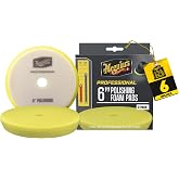 Meguiar's Professional 6" Polishing Foam Pad, 2 Pack | Professional Foam Pad for Polishing, use with Polishes for Removing Light Scratches &amp; Swirls or use with One-Step Products