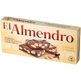 El Almendro Turron Chocolate con Almendras (200g) - Milk chocolate with roasted almonds