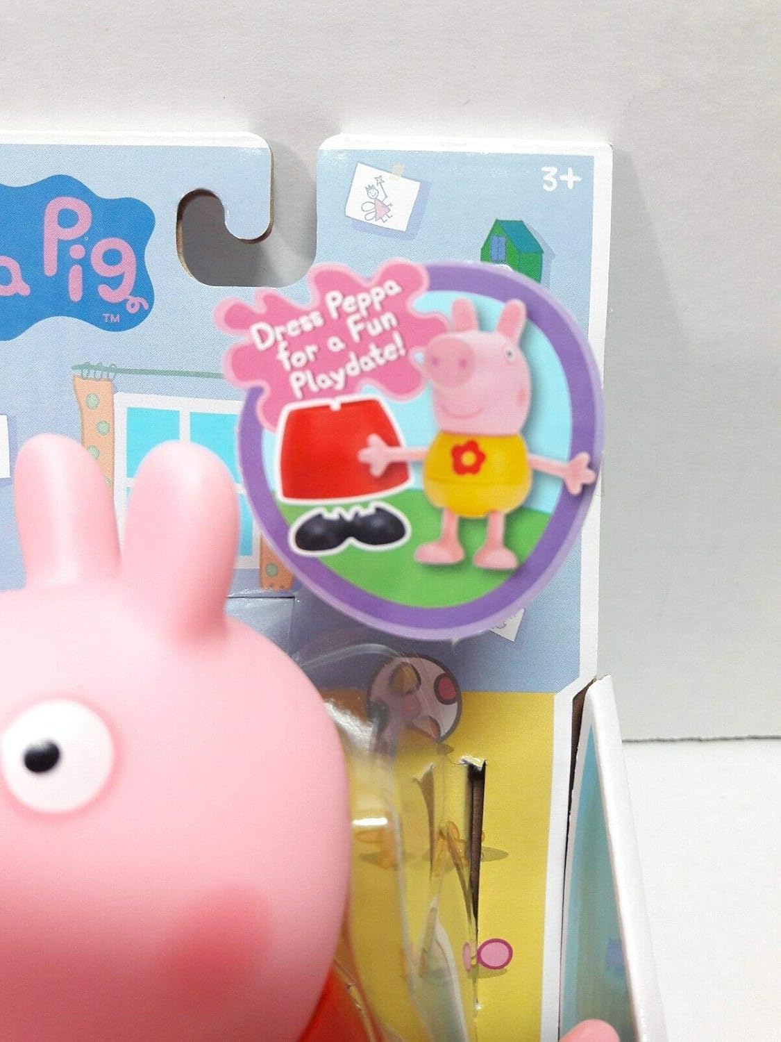 peppa pig 20in talking plush red dress