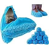 Blue Shoe Guys Premium Disposable Boot & Shoe Covers | 100 Pack | Durable, Water Resistant, Non-Slip, Non-Toxic, Recyclable, 