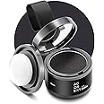 Acosexy Root Touch Up Hair Powder, Instantly Covers Hairline Shadow, Dark Brown for Thinning Hair, Women/Men, 32 Fl Oz, Natural, Alcohol Free, Semi-Permanent, Includes Direction (Black, Bald Spots)