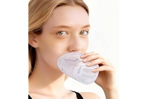 Flatsons FVD1 Vocal Dampener, Fully Transparent Voice Dampener for Singers Actors Performers, Ergonomic Voice Muffler, 25dB Noise Reducing Silencer for Singing Practice, Stress Relief, Warm-Up