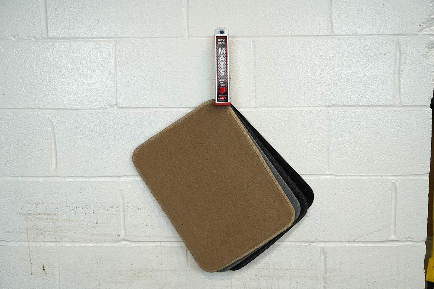 Mats & Carpets Heavy Duty Aluminum Car Wash Floor Mat Hanger 810149