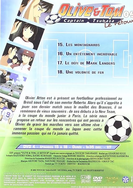 Amazon Com Olive Et Tom Le Retour En Route Vers Le Mondial Partie 1 Coffret 4 Dvd Vf Movies Tv