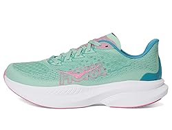 Hoka Women's Mach 6 Sneaker, Jadeite/Alpine