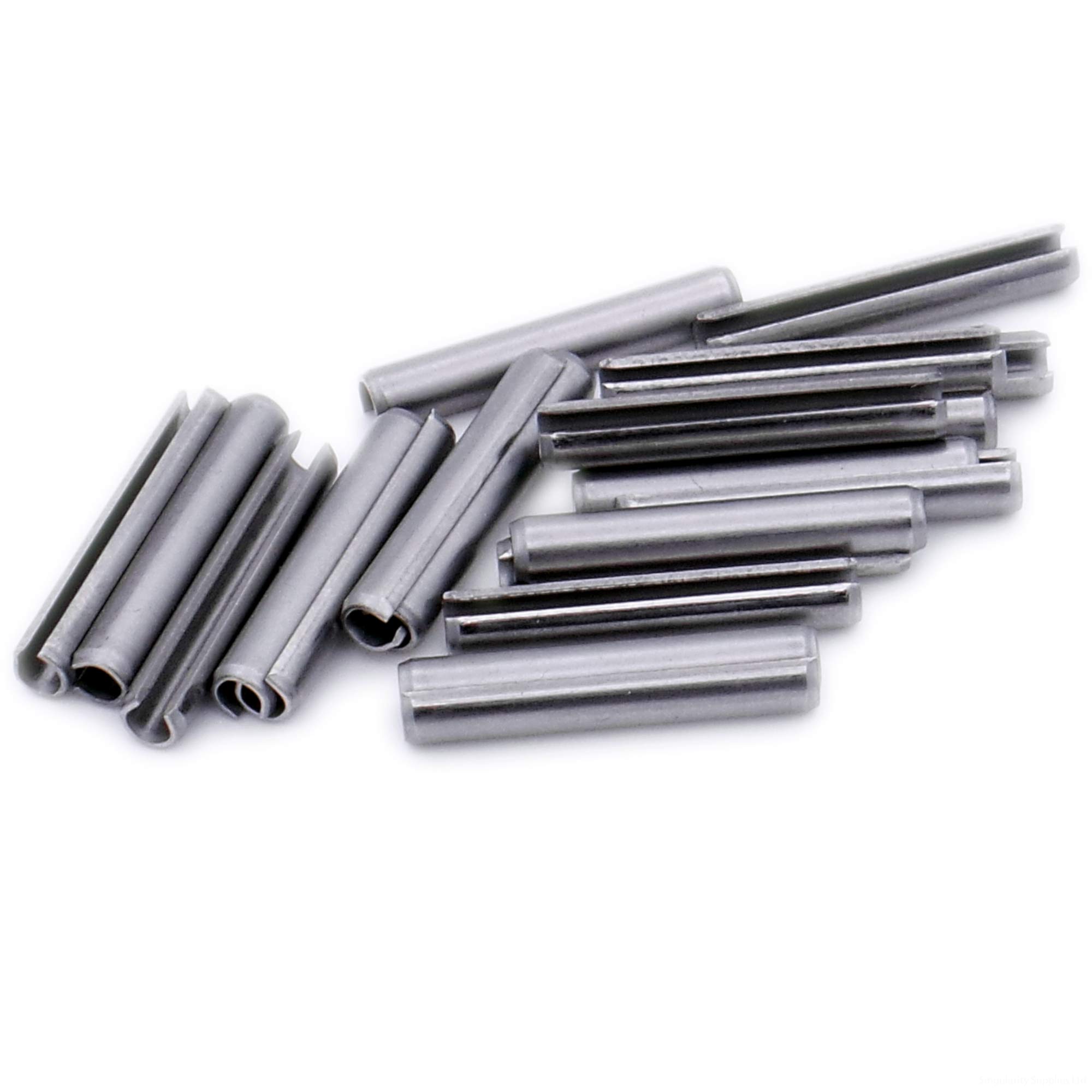 D1.5 (1.5mm x 8mm) Slotted Spring Pin (Heavy) - Stainless Steel (A1) (Pack of 20)