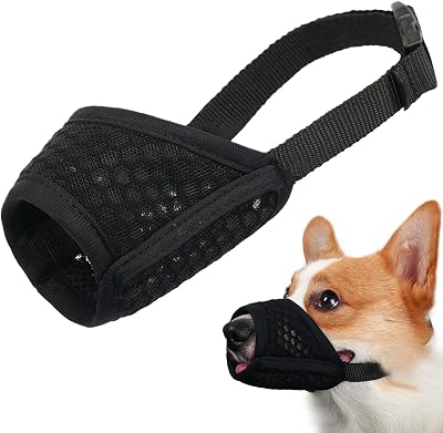 Mayerzon Dog Muzzle Soft Mesh Small Medium Large Adjustable 7 Sizes