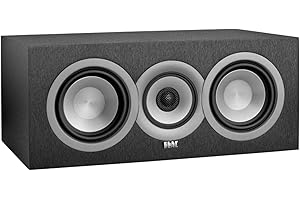 ELAC Surround Center Channel Home Speaker, Set of 1, Black (UC51-BK)