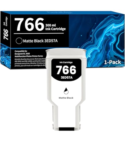 Amazon.com: HP 766 High-Yield Matte Black Ink Cartridge