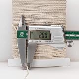 G2PLUS 50M White Cotton String Twine 2mm Craft Cord for Cooking DIY view 3