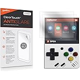 BoxWave Screen Protector Compatible with Miyoo Mini - ClearTouch Anti-Glare (2-Pack), Anti-Fingerprint Matte Film Skin