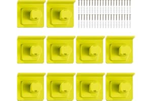 MLYNZXJSY 10 Pack Tool Holder Compatible with Ryobi 18V Power Tool Wall Mount Portable Holder Mount Hanger Storage Organizer with Screws Easy Installation for Workshop Garage