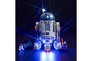 BrickBling LED Light Compatible with Lego R2-D2, Compatible with Lego 75379-No Model