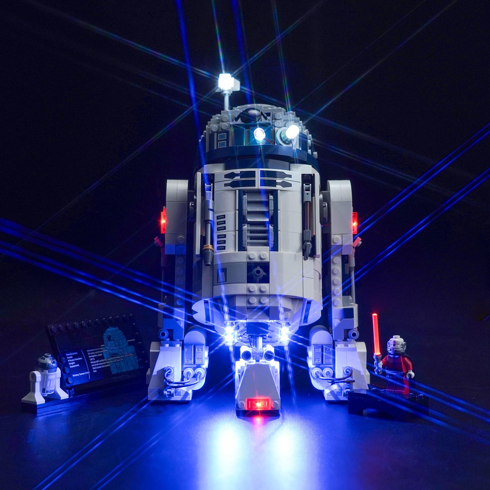 BrickBling Led Light Set for Lego 75379 R2-D2 (No Lego), Decoration Lighting Set for Lego R2-D2 Creative Toys - Standard Version — image 1