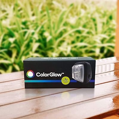 Buy Color Glow Solar Lights Waterproof Outdoor Solar Rainbow Lights 4 Lights Water Resistant Solar Powered Landscape Lighting For Gutter Fence Patio Garden Wall Yard Attic Or Walkway Online In Uzbekistan B08kygdp9c