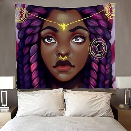 Amazon Com Ygymrri Wall Tapestry Decor African American Women