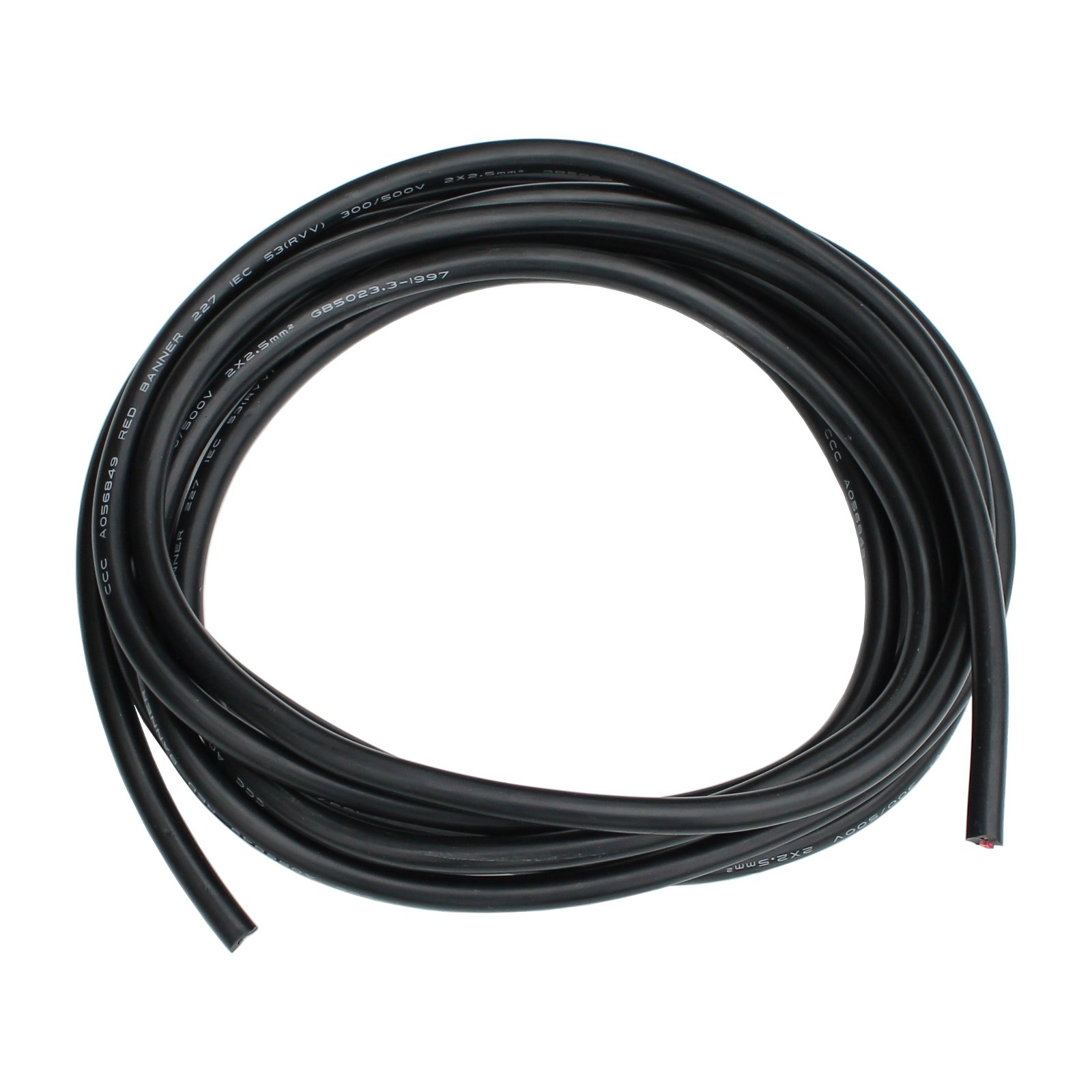 5m double core extension cable 4.0mm cross section for solar panels, batteries and other systems
