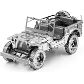 Fascinations Metal Earth Premium Series Willys Overland 3D Metal Model Kit