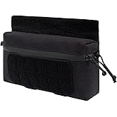 Dotacty Drop Pouch Sub Abdominal Carrying Kit Bag Utility Tool Sack Fanny Pack Admin Dangler Pouch for Duty Vest Tactical Carrier Chest Rig