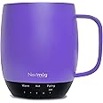 Nextmug - Temperature-Controlled, Self-Heating Coffee Mug (Violet - 14 oz.)