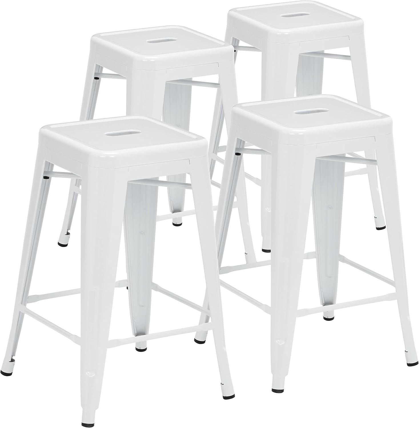Best bar stool metal wood white