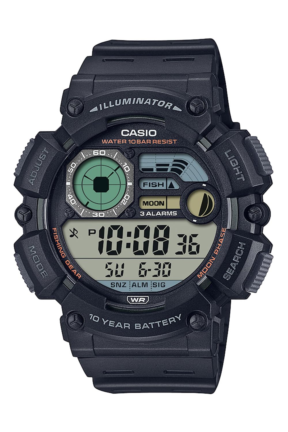 CASIO(カシオ) Collection WS-1500H Watch, Genuine Domestic Product, Black