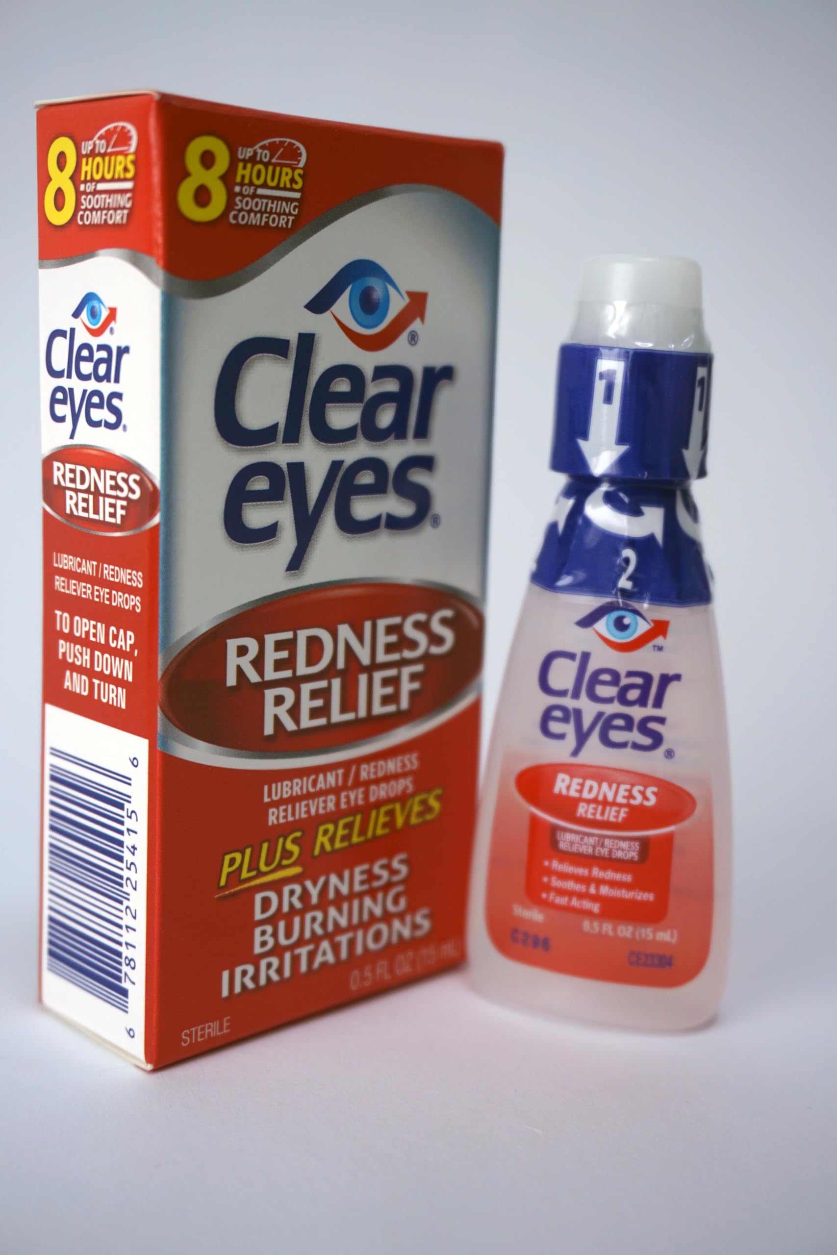 Clear Eyes Maximum Redness Relief Eye Drops 0.50 oz (Pack of 2)