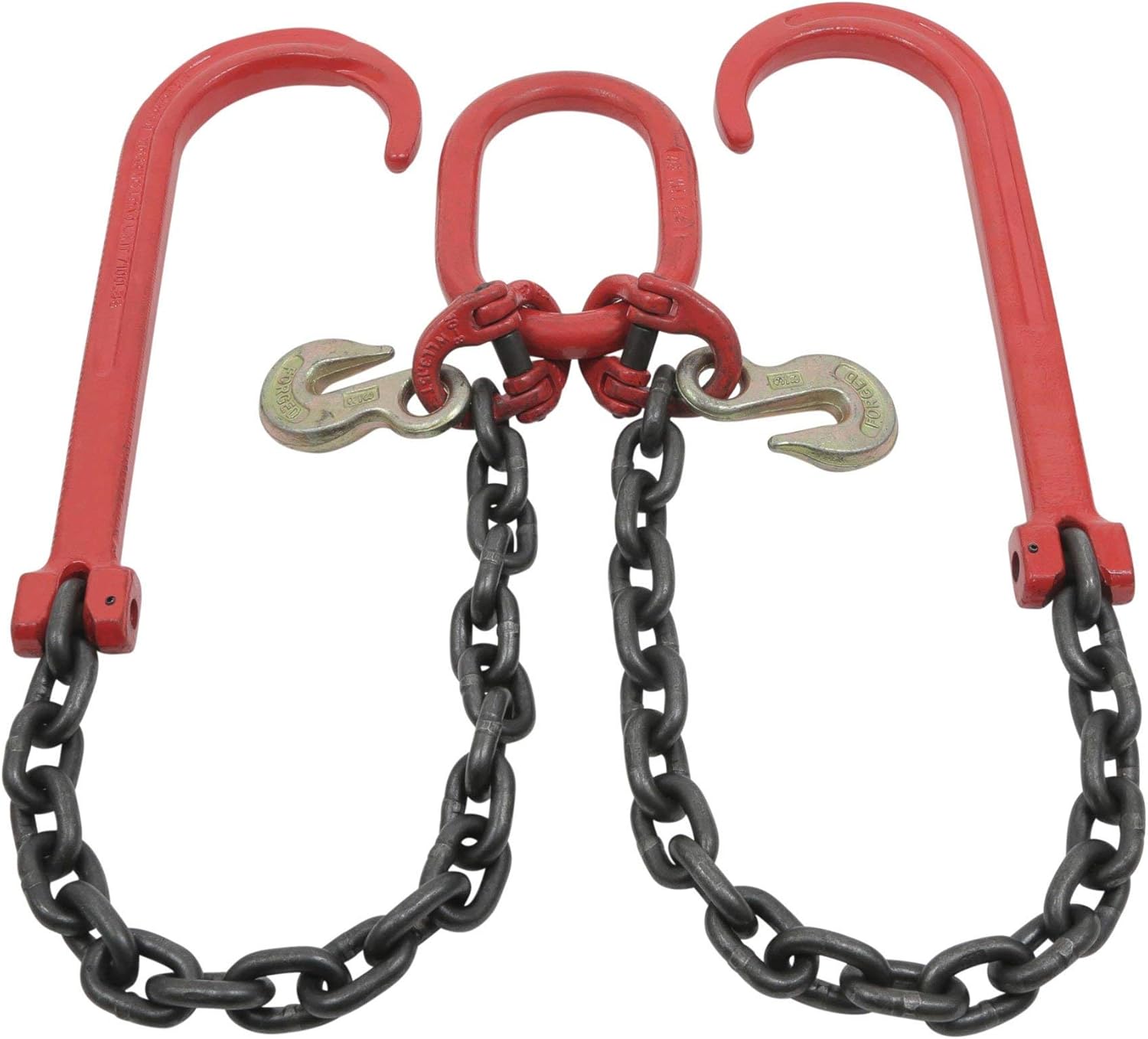 KIT CATENA DA RECUPERO SOCCORSO STRADALE REGOLABILE CON GANCIO LIBERO - Foto 3