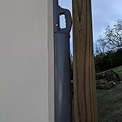 Amazon Com Tangkula Outdoor Patio Retractable Folding Side Screen Awning Waterproof Sun Shade Wind Screen Privacy Divider 237 X 63 Grey Garden Outdoor