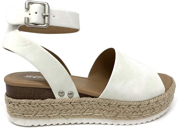 soda topic white womens espadrille flatform sandals