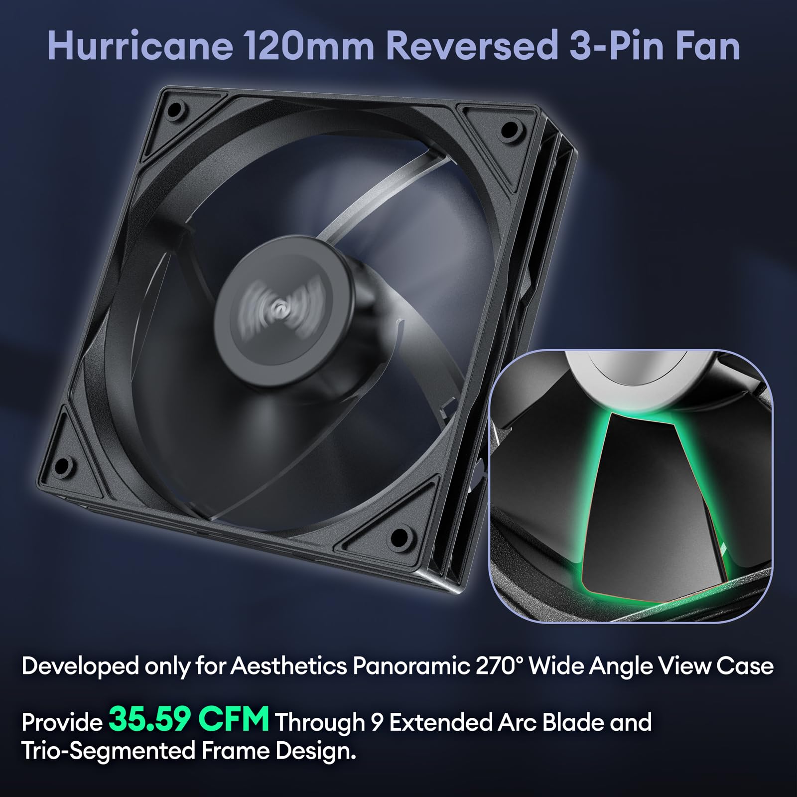 Okinos MATX PC Case, 5 x 120mm Case Fans (Non-PWM) Pre-Installed, Type-C Port, 270° Panoramic Tempered Glass Panel, 5-PCIe Slot, 240mm Radiator ONLY for ITX MOBO, Micro ATX Case, Mirage 2