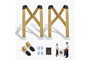 VEVOR Moving Straps, Supports up to 1000 lbs, 2-Person Lifting and Moving System with 2 Harness Straps & 2 Load-Bearing Strap