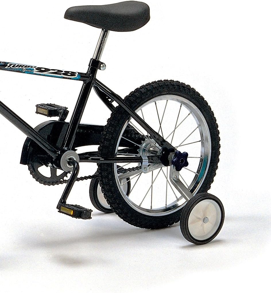 thumbnail interactive-video image 1 of Bell Spotter500 Trainer Wheels For Kids’ Bikes – Steel, Beginner, Outdoor, High Durability 1 of 5