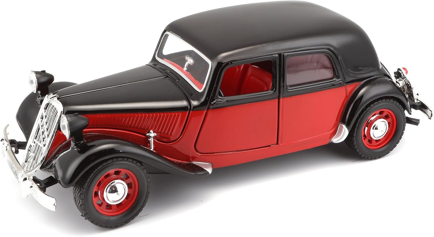 Bburago 1/24 Citroën Traction Avant 15 CV Noire - Miniature ZAMAC, Occasion