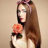 TSHAOUN 3pcs Women Head Scarf Retro Headband Vintage Boho Bow Pattern Wire Wrap view 4