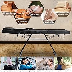 Multipurpose 3-Section Spa Massage Table with